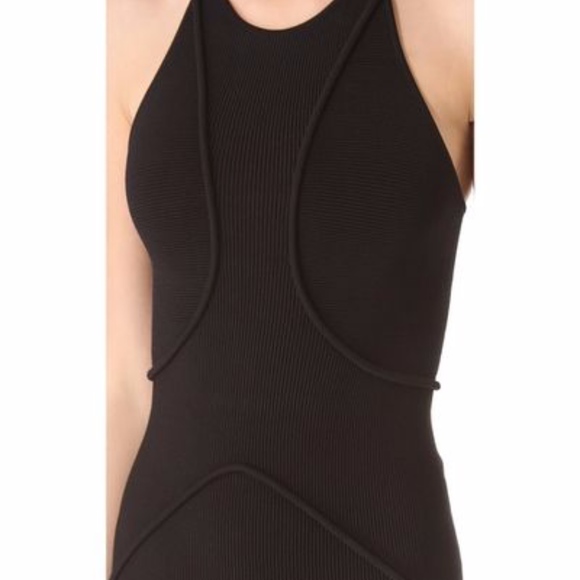 A.L.C. Ribbed Bandage Knit Sleeveless Drielly Dress - Picture 3 of 8